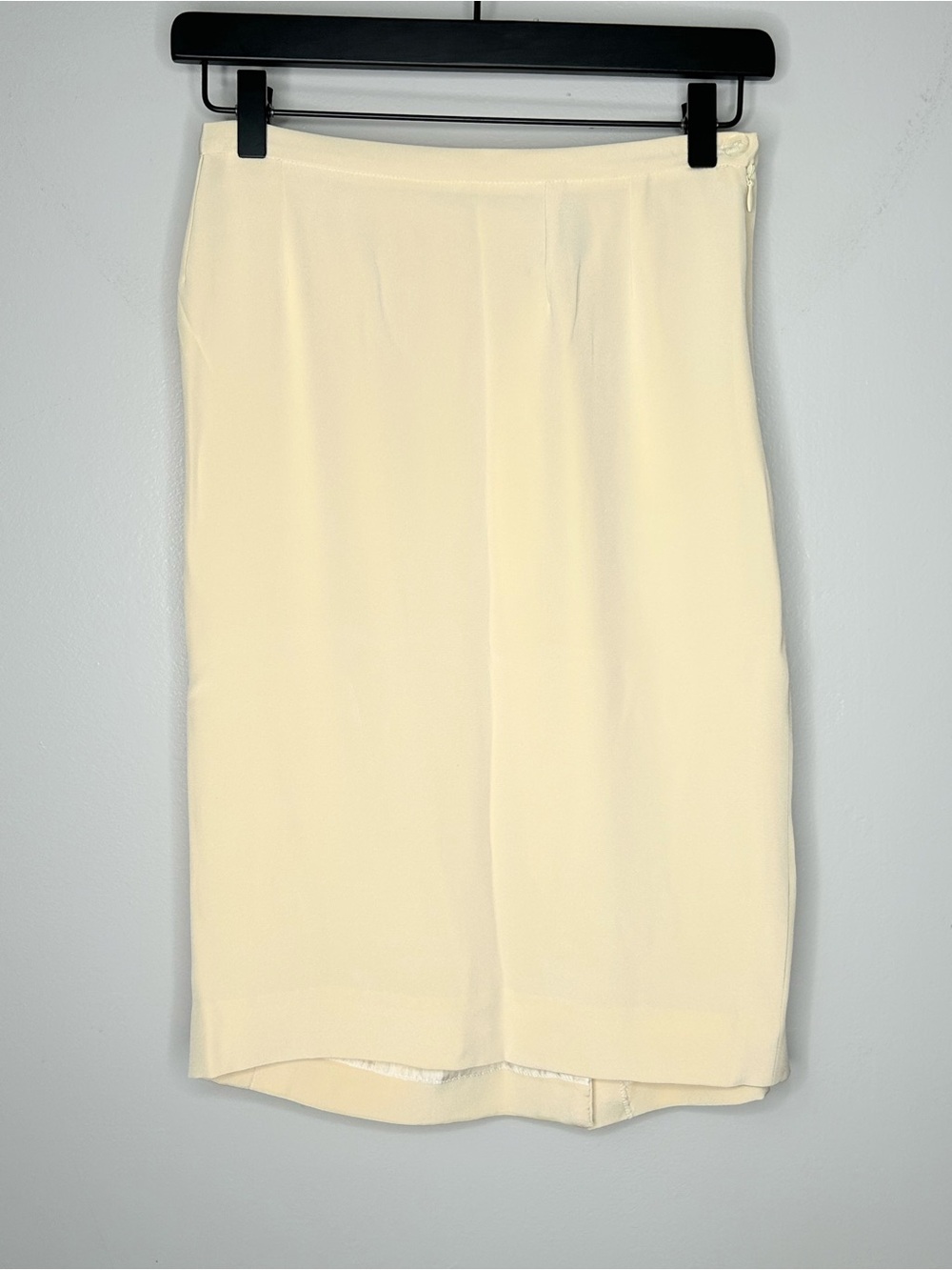 Nina Raynor Cream Silk Vintage Skirt Size XS